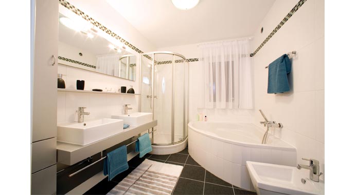 Elk Fertighaus Musterhaus Comfort 137 Bad