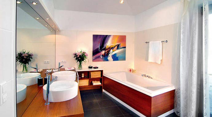 SchwörerHaus Musterhaus Plan 319.2 Bad