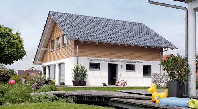 SchwörerHaus Musterhaus Plan E 15-138.1 Außenansicht