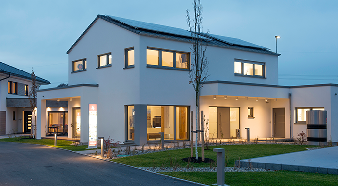 Büdenbender Musterhaus Vitalis Außenansicht