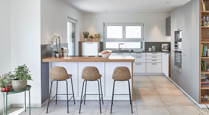 Küche Kaag von Fertighaus WEISS