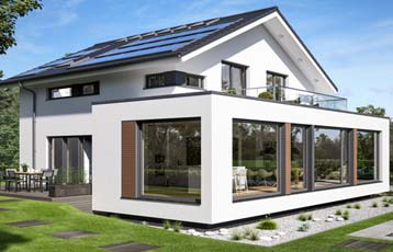 Bien-Zenker Musterhaus Concept-M 210 Günzburg Außenansicht