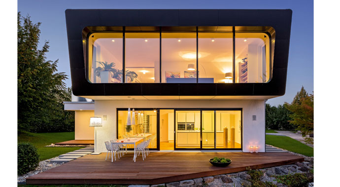 Regnauer Hausbau Haus Ambienti+ Außenansicht