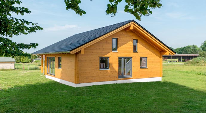 Fullwood Musterhaus Wismarbucht Außenansicht