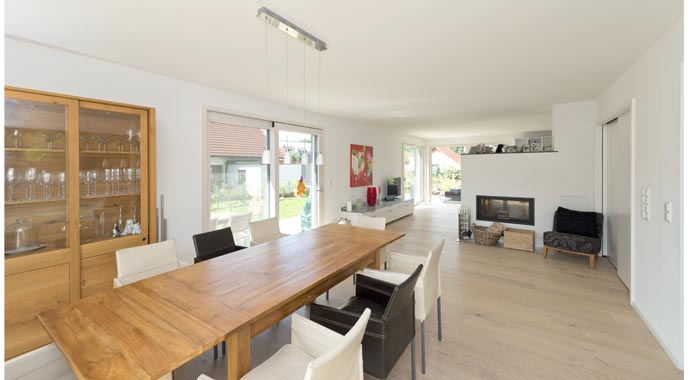 Regnauer Hausbau, Haus Döhlau, Essbereich