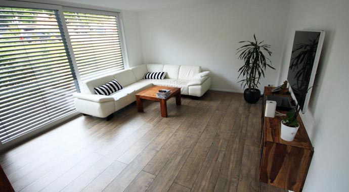 Solid-Haus Cube E 250 Wohnbereich