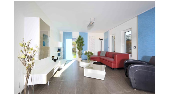 Musterhaus Poing-Grub von Kampa Wohnbereich
