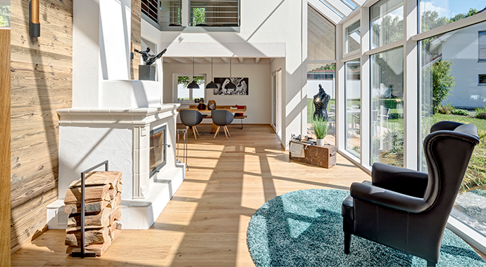 Beilharz Musterhaus Avance 150 Wohnzimmer