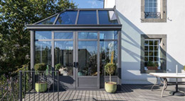 Wintergarten-Aluminiumüberdachung von Heroal