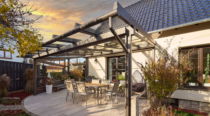 Terrassendach Gemütliche Terrasse