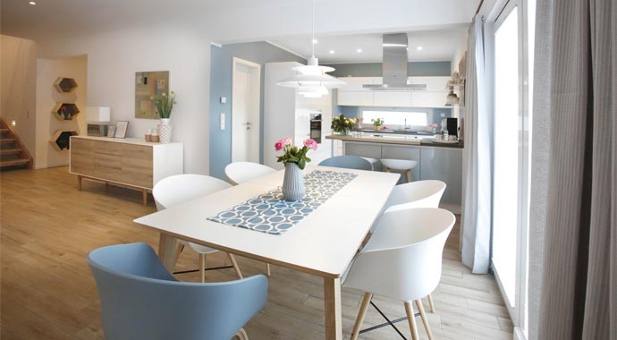 Essbereich Kundenhaus Park 169W von Dan-Wood House