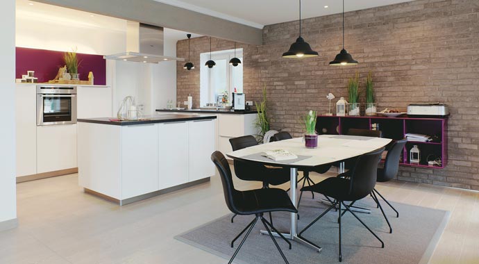 Danhaus Haus Engelsby Essbereich