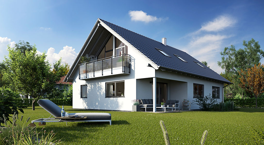 Musterhaus Mannheim Außenansicht