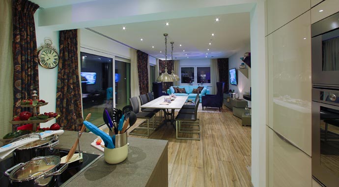 ELK Fertighaus ELK Living 160 Essbereich