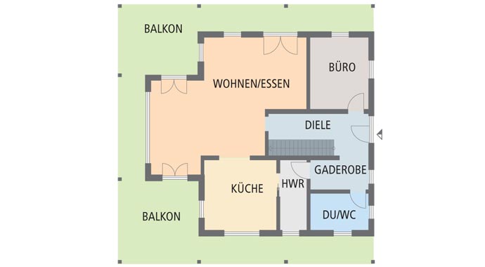 Sonnleitner Haus Attergau Grundriss Erdgeschoss