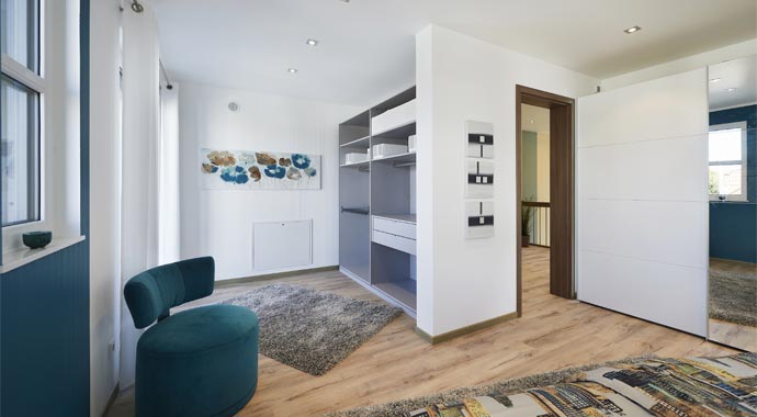 Rensch-Haus Musterhaus Montana Ankleide