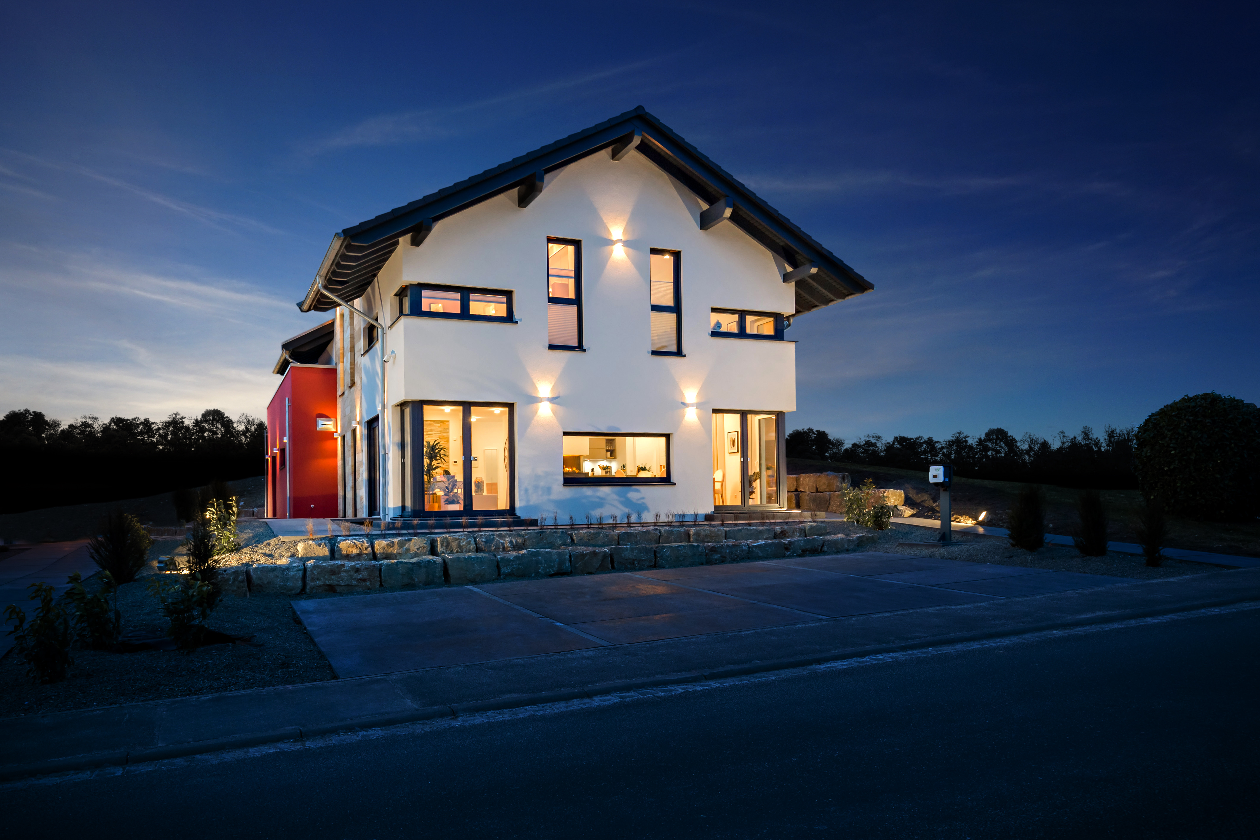 Okal Musterhaus Estenfeld Außenansicht