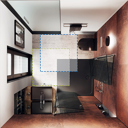 Duschsystem Cayonoplan Multispace von Kaldewei