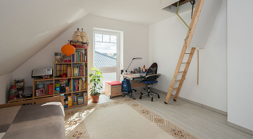 Roth-Massivhaus Friesenhaus Treppenhaus