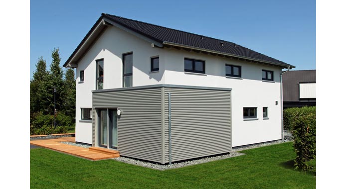 FingerHaus Musterhaus Neo 300 Außenansicht
