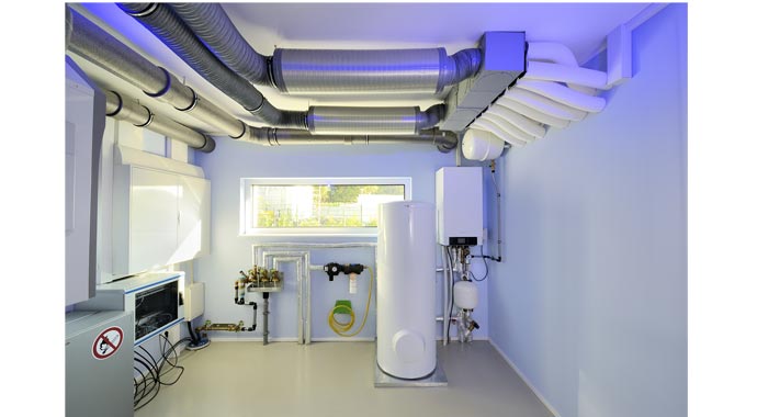 Musterhaus Wuppertal von Kampa Technikraum