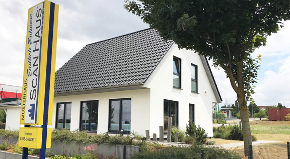 ScanHaus Musterhaus Neubrandenburg Außenansicht