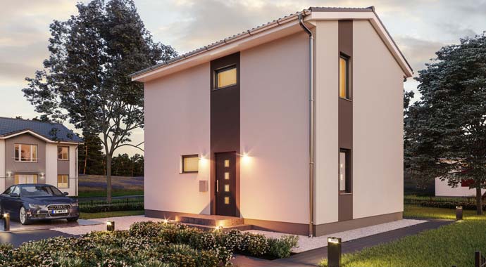 Außenansicht Fehmarn von Roth-Massivhaus