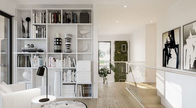 Büro Musterhaus CONCEPT-M Erlangen von Bien-Zenker