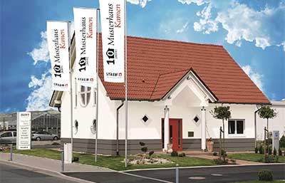 Außenansicht Musterhaus Kamen von STREIF Haus