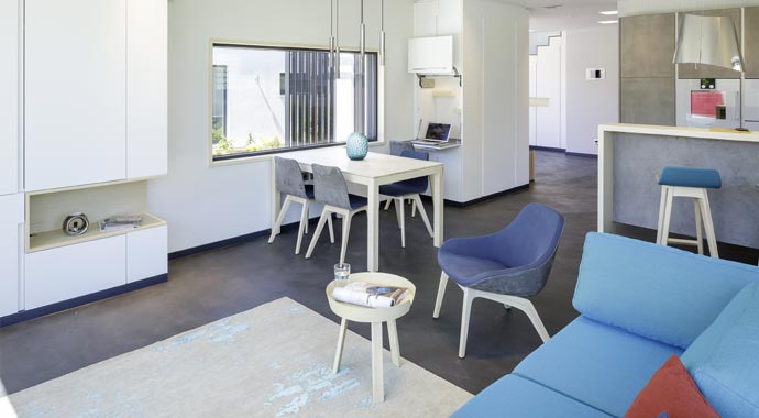 Luxhaus Musterhaus fine Wohnbereich