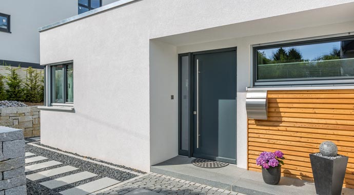 Außenansicht Bauhaus-Villa von Meisterstück-HAUS