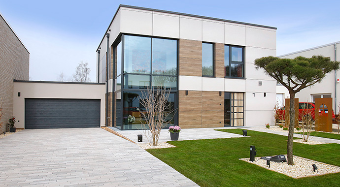 Außenansicht Musterhaus Wolfsburg