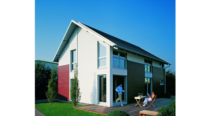 Musterhaus Mülheim-Kärlich von Kampa Außenansicht