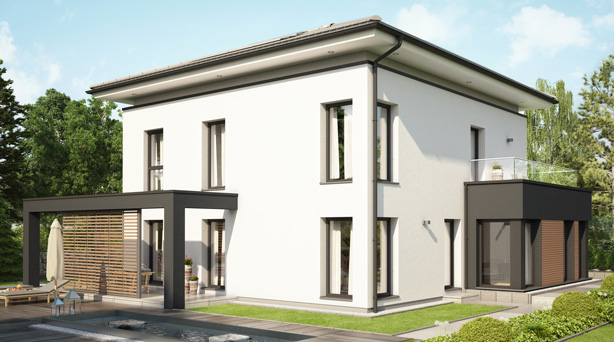 Bien-Zenker Musterhaus Evolution Potsdam Außenansicht