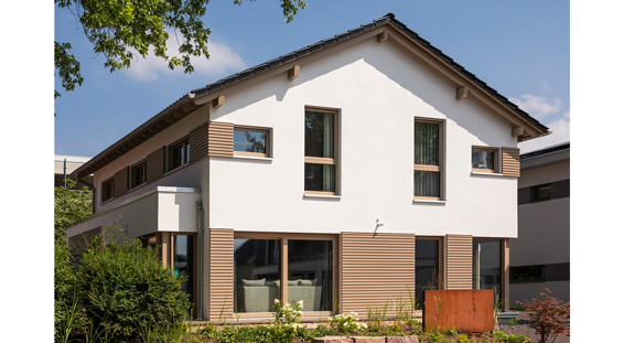 Aussenansicht Musterhaus Fellbach MEDLEY 3.0 von FingerHaus