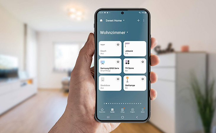 JUNG KNX und Samsung Smart Things