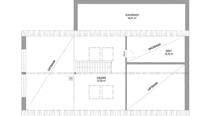 Grundriss Obergeschoss CLARON 3.1790_i von KAMPA