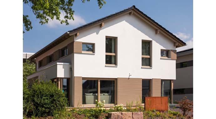 Außenansicht Medley 3.0 - Musterhaus Fellbach von FingerHaus
