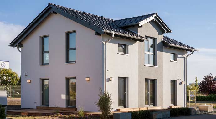 Außenansicht Uno 2.0 - Musterhaus Leipzig von FingerHaus