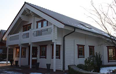 Nordic-Haus Musterhaus Hödebeck Außenansicht