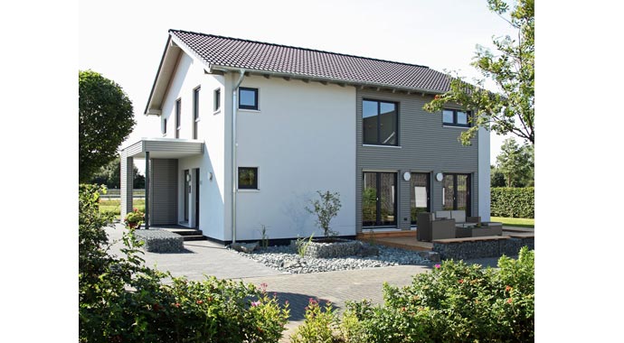 FingerHaus Musterhaus Neo 300 Außenansicht