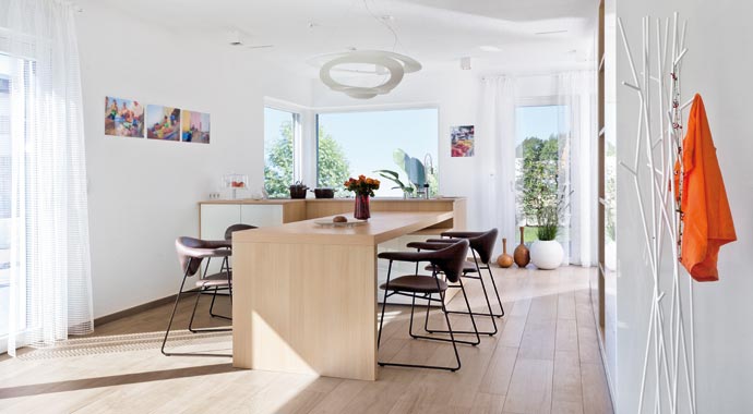 Küche Plusenergiehaus Wuppertal von SchwörerHaus