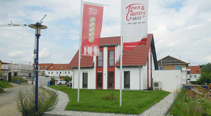 Town & Country Haus Musterhaus Flair 125 Außenansicht