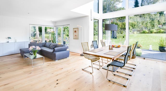 Bittermann & Weiss Holzhaus Bad Kreuznach Wohnbereich