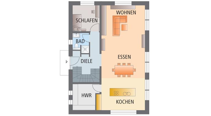 SchwörerHaus Kundenhaus Ritzmann Grundriss Erdgeschoss