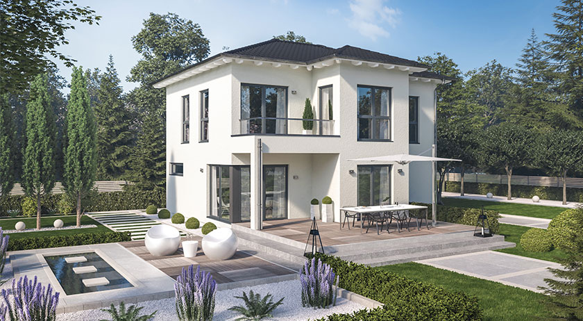 Schwabenhaus Solitaire-E-125 Entwurf 8 Außenansicht