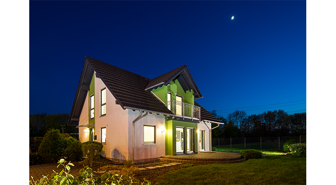 FingerHaus Musterhaus Vio Außenansicht