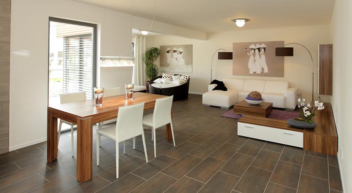 Meisterstück-HAUS KUBUS – Musterhaus Bad Vilbel Essbereich