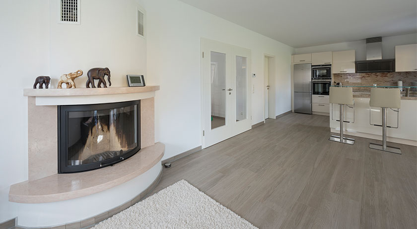 Roth-Massivhaus Friesenhaus Wohnbereich