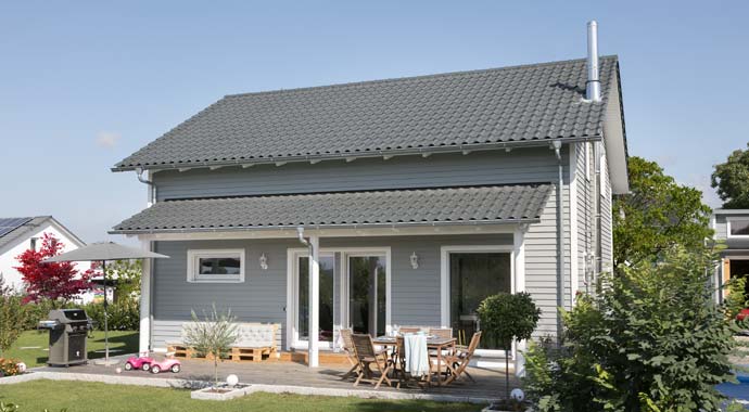 Außenansicht Kundenhaus Stellmacher von SchwörerHaus